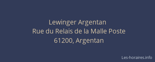 Lewinger Argentan