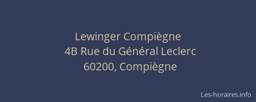 Lewinger Compiègne