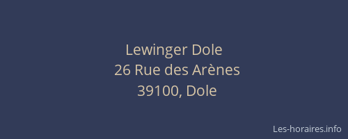 Lewinger Dole