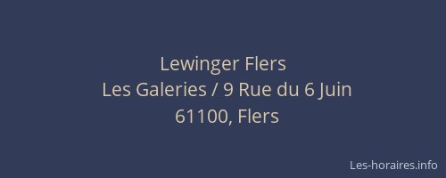 Lewinger Flers