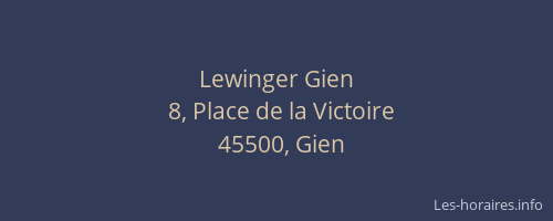 Lewinger Gien
