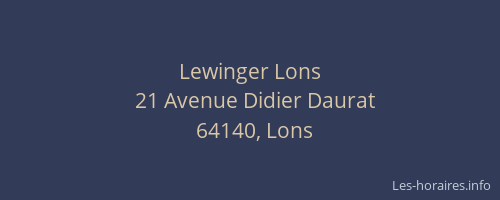 Lewinger Lons