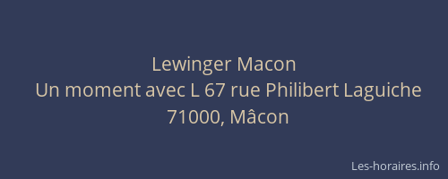 Lewinger Macon