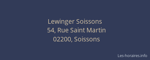 Lewinger Soissons