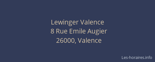 Lewinger Valence
