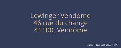 Lewinger Vendôme
