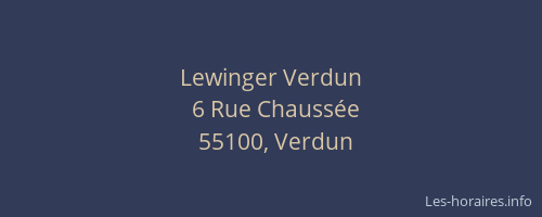 Lewinger Verdun