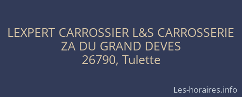 LEXPERT CARROSSIER L&S CARROSSERIE