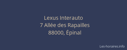 Lexus Interauto