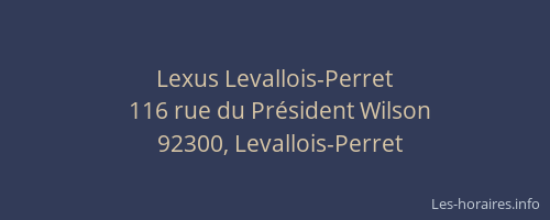 Lexus Levallois-Perret