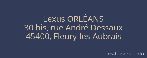 Lexus ORLÉANS
