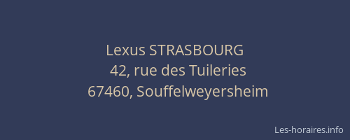 Lexus STRASBOURG