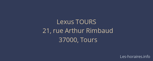 Lexus TOURS
