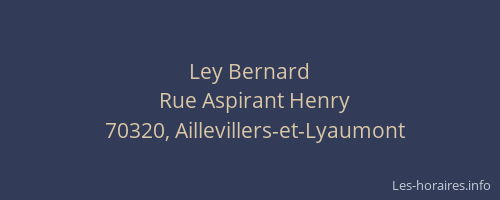 Ley Bernard