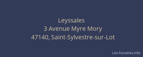 Leyssales