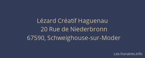 Lézard Créatif Haguenau