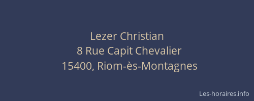 Lezer Christian