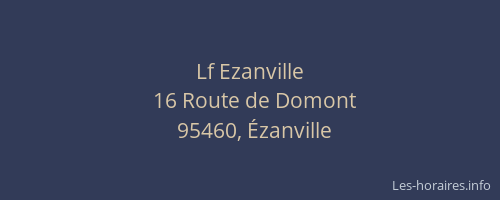 Lf Ezanville