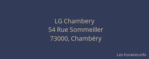 LG Chambery
