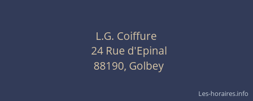 L.G. Coiffure