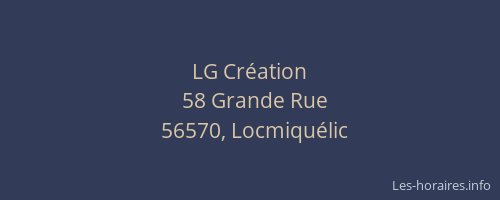 LG Cr&eacute;ation