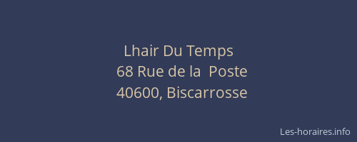 Lhair Du Temps