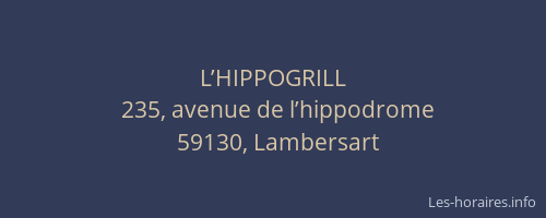L’HIPPOGRILL