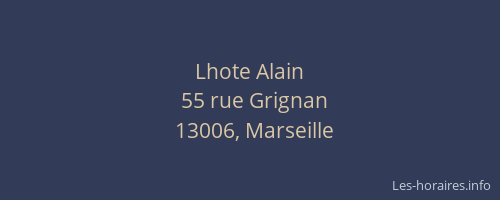 Lhote Alain