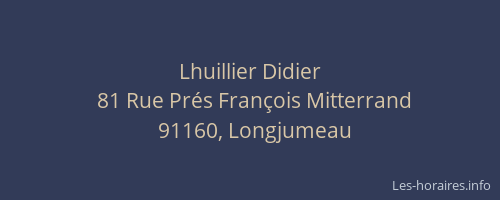 Lhuillier Didier