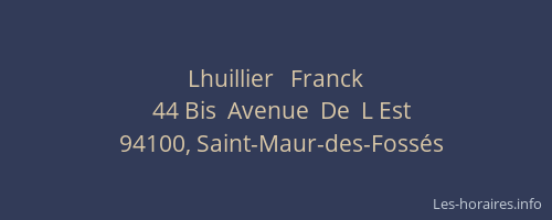 Lhuillier   Franck