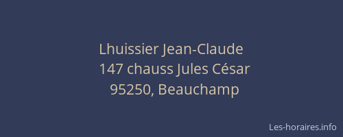 Lhuissier Jean-Claude