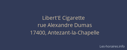 Libert'E Cigarette