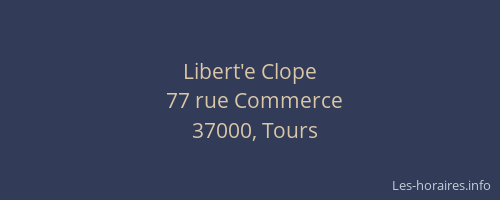 Libert'e Clope