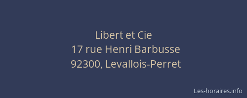 Libert et Cie
