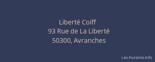 Liberté Coiff