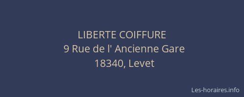 LIBERTE COIFFURE