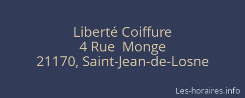 Liberté Coiffure