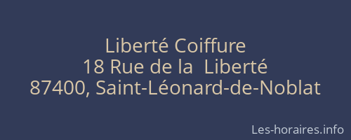 Liberté Coiffure