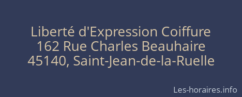 Liberté d'Expression Coiffure