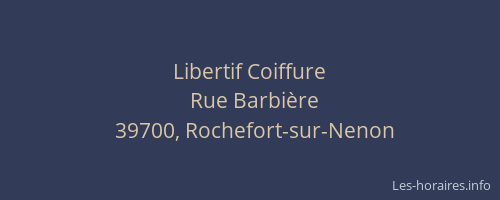 Libertif Coiffure
