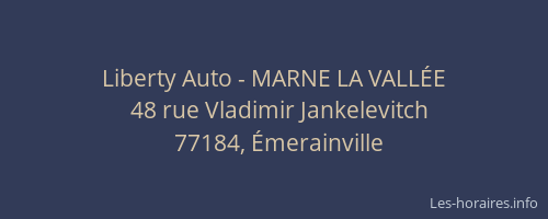 Liberty Auto - MARNE LA VALLÉE