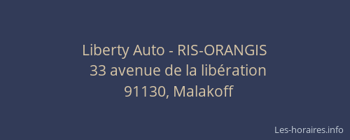 Liberty Auto - RIS-ORANGIS