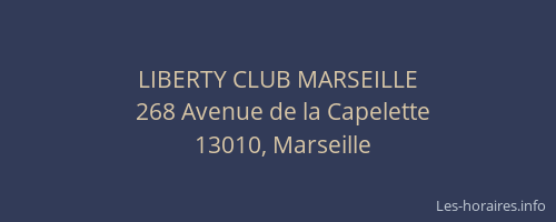LIBERTY CLUB MARSEILLE