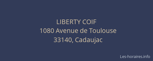 LIBERTY COIF