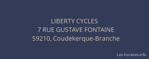 LIBERTY CYCLES