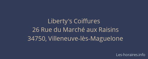 Liberty's Coiffures