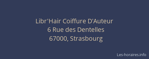 Libr'Hair Coiffure D'Auteur