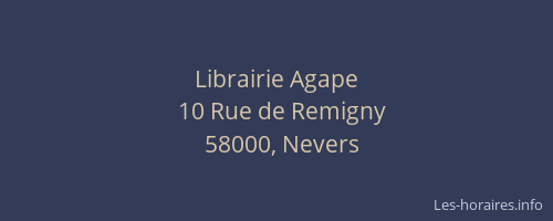 Librairie Agape