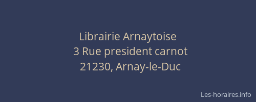 Librairie Arnaytoise