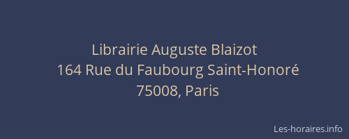 Librairie Auguste Blaizot